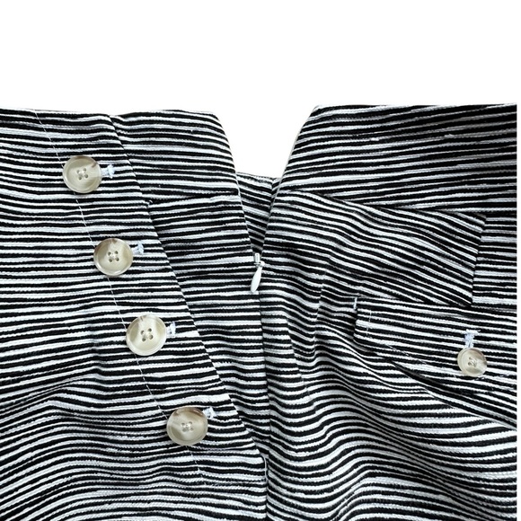 LOFT | NWOT RIVIERA NAVY BLUE & WHITE STRIPED SAILOR SHORTS COTTON | SIZE: 4 - Picture 5 of 9